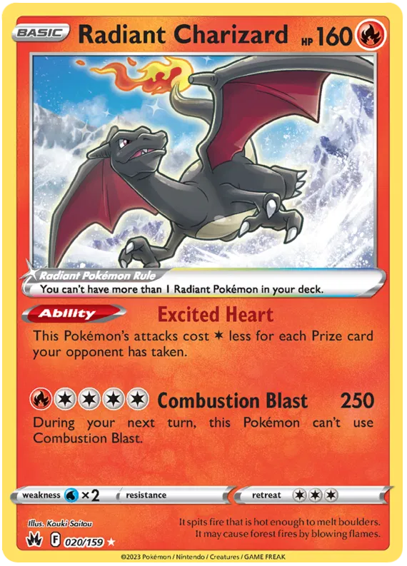 Radiant Charizard - 020/159
